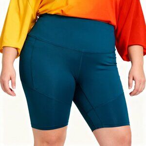 Xersion Womens Anti-Odor High-Waisted Compression Shorts